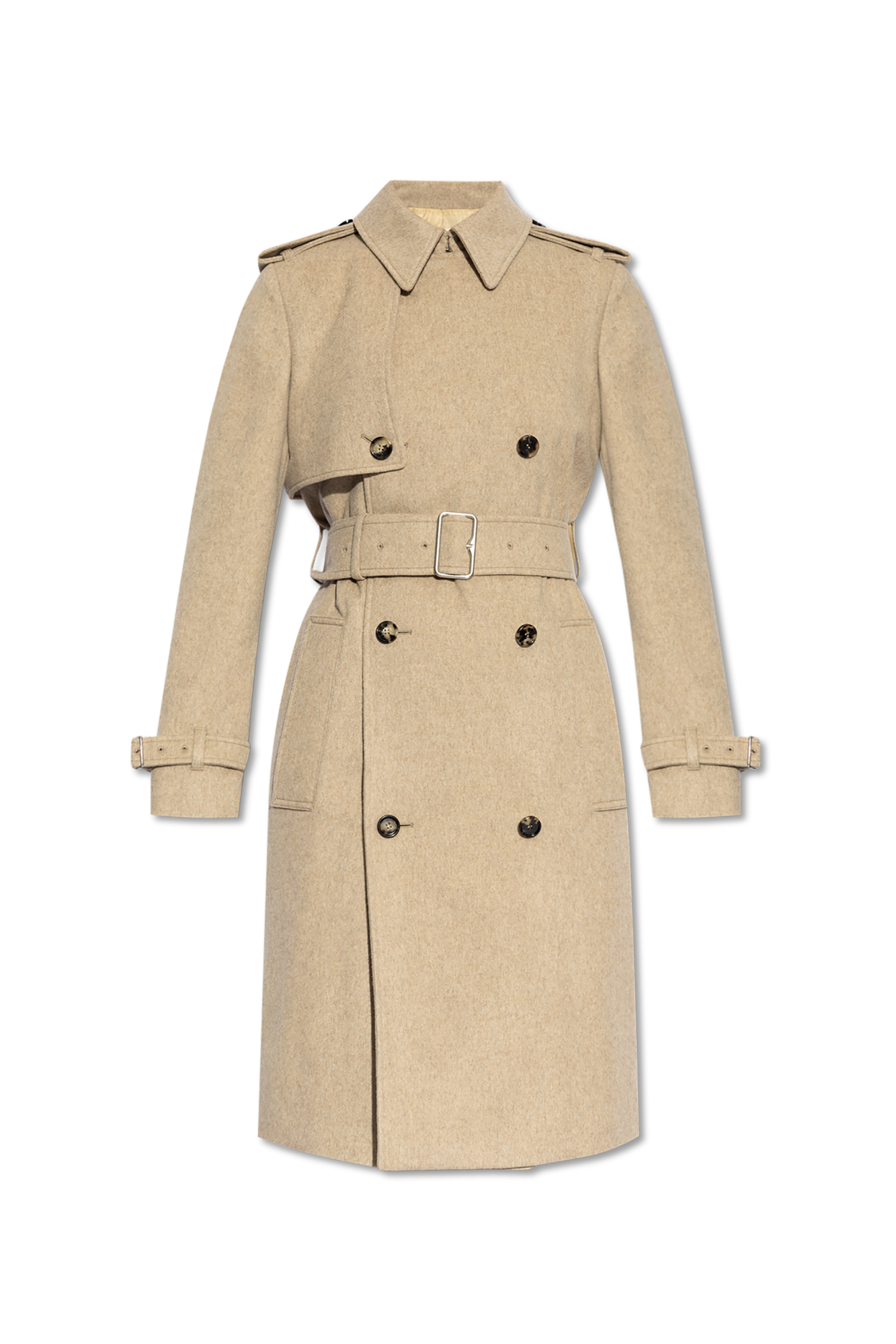 Burberry cashmere trench coat best sale